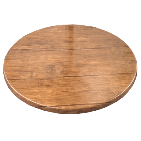 700mm Round Heatproof Table Top - ANTIQUITY WOOD